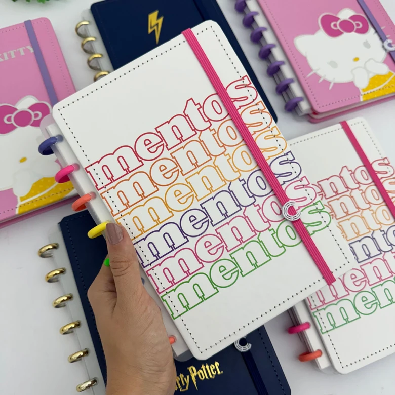 Caderno Inteligente Branco Mentos